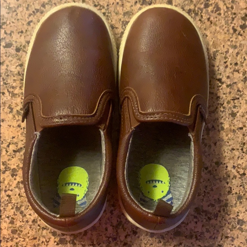 Carter’s Boys Brown Slip On Shoes Size 10